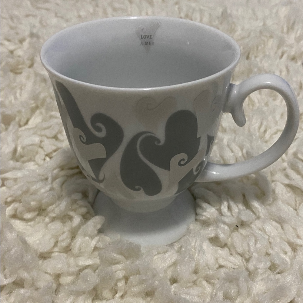 Mary Kay coffee mug pedestal Love Aimer vintage  collectors mug tea / coffee ¥